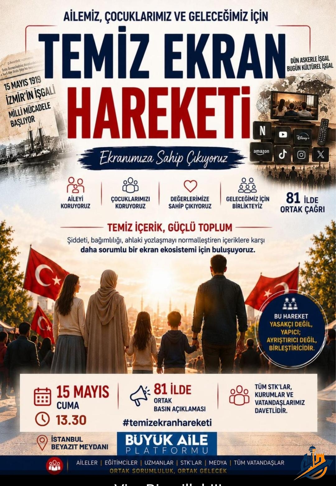 81 İlde "Temiz Ekran Hareketi" Başlıyor: Ekranımıza Sahip Çıkıyoruz!
