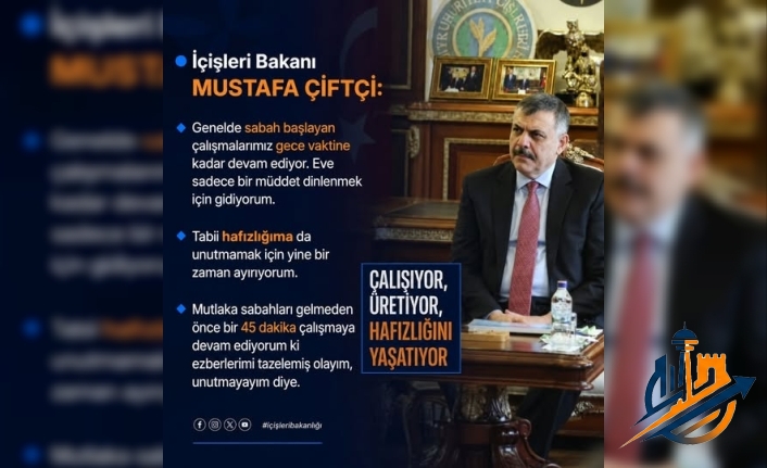 Bakan Çiftçi’nin 24 Saati: Gece Gündüz Mesai, Sabah Namazı Sonrası Hafızlık Talimi