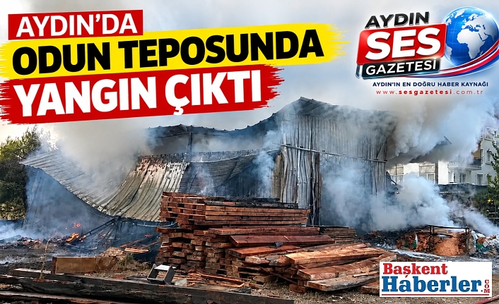 Aydın’da Korkutan Yangın: Odun Deposunda Çıkan Alevler Kontrol Altına Alındı