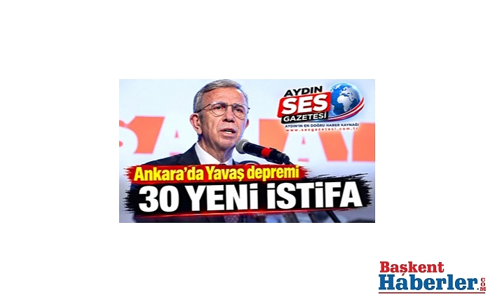 Başkentte Siyaset Hareketli: ABB Meclisi’nde 30 İstifa Dahil Oldu!