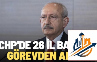 CHP MYK’dan 26 İl Başkanına Görevden Alma Kararı