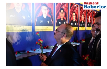 Vali Yakup Canbolat ve İçişleri Bakanı Mustafa Çiftçi, Gölbaşı'nda 15 Temmuz Şehitlerini Andı