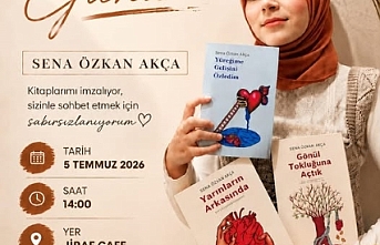 Yazar Sena Özkan Akça, Antalya'da Okurlarıyla Buluşuyor