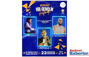 Aksaray'da Gençlik Festivali Coşkusu! Uğur Işılak, Celal Karatüre ve DJ Yusuf Keleş Sahne Alacak