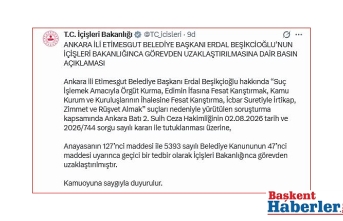Etimesgut Belediye Başkanı Erdal Beşikçioğlu Görevden Uzaklaştırıldı