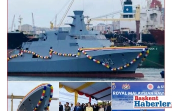 Türkiye’den Malezya Donanması’na Yeni Savaş Gemisi: Tunku Osman Jewa Denize İndirildi