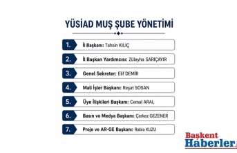 YÜSİAD Muş Şubesi’nin Yönetimi Oluşturuldu