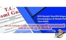 MYK’dan 40 Mesleğe Belge Zorunluluğu: Yeni Dönem Başladı