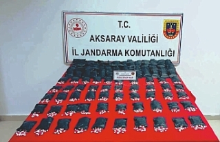 Aksaray’da Rekor Uyuşturucu Sevkiyatına Jandarma...