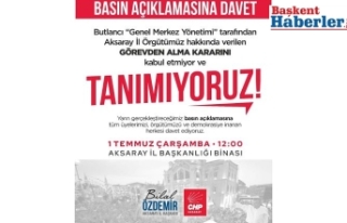 CHP AKSARAY'DA İSYAN!