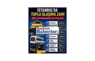 İstanbul'da Toplu Ulaşıma Zam! İşte 20 Temmuz'dan...