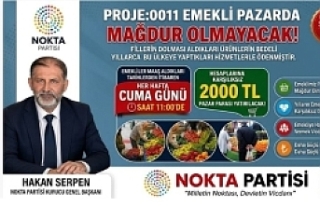 Nokta Partisi'nden Emeklilere Destek Projesi:...