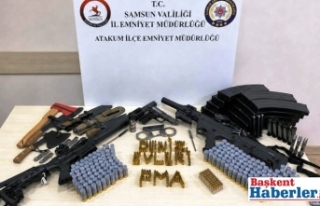 Samsun Atakum'da Ruhsatsız Silah Operasyonu:...