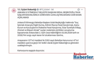 Etimesgut Belediye Başkanı Erdal Beşikçioğlu...