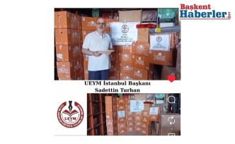 UEYM'den Yaz Kur'an Kurslarına Eğitim Seti Desteği