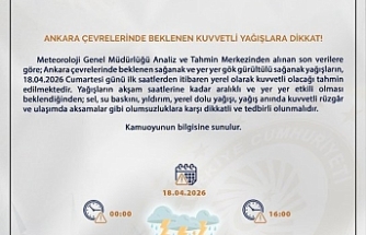 Ankara İçin Turuncu Alarm: Sağanak ve Gök Gürültülü Yağış Geliyor!