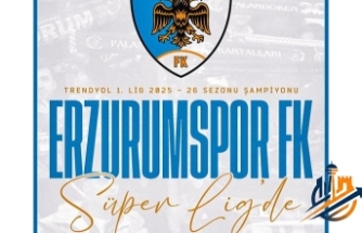 Erzurum’da Şampiyonluk Gecesi: Erzurumspor Süper Lig’de!