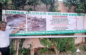 Bursa Uludağ Dostlar Derneği’nden “UNUTMADIK” Çağrısı