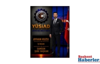 YÜSİAD SAMSUN İL ŞUBE BAŞKANLIĞINA AYHAN KUZU ATANDI