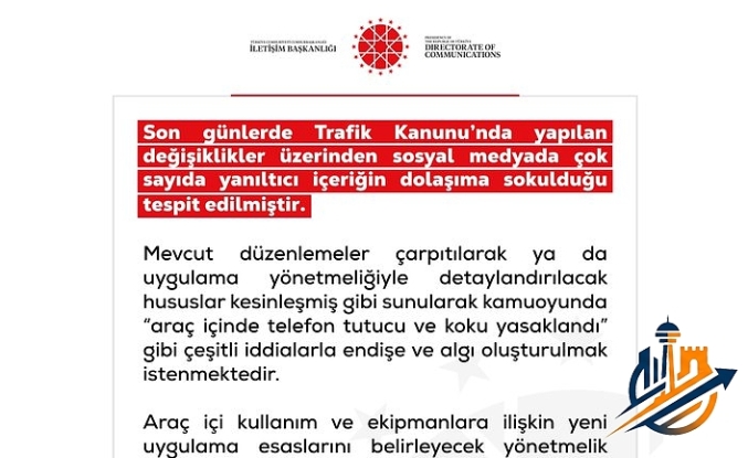 İçişleri Bakanlığı’ndan "Aksesuar Cezası" İddialarına Cevap