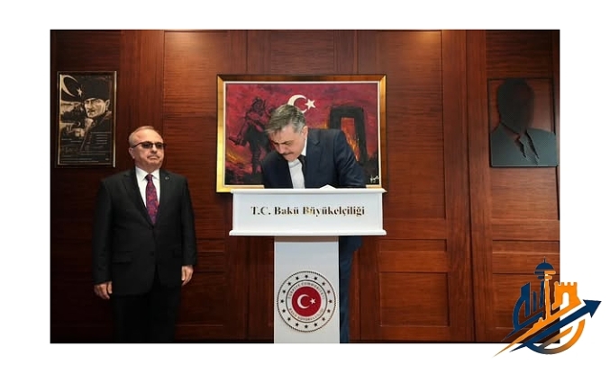 Bakü’de Stratejik Ziyaret: İçişleri Bakanı Mustafa Çiftçi Büyükelçiliği Ziyaret Ettİ!
