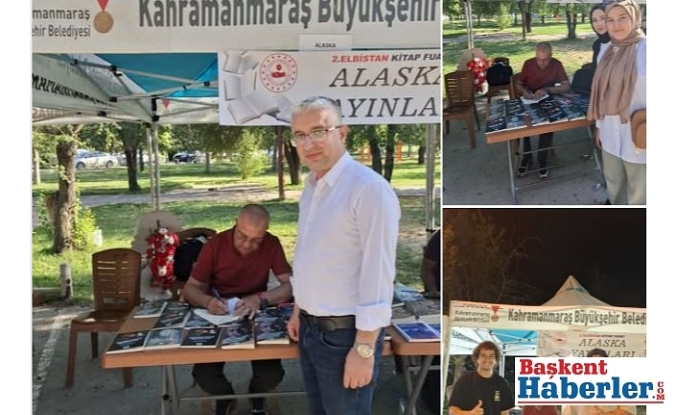Yazar Murat Doğan, 2. Elbistan Kitap Fuarı'nda Alaska Yayınları Okurlarıyla Buluştu