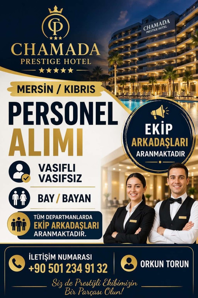 CHAMADA PRESTIGE HOTEL Personel Alımı