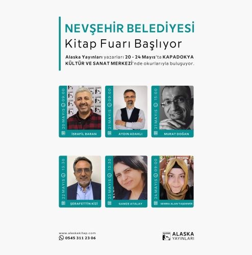 Nevşehir Kitap Fuarı Kapılarını Açıyor: Alaska Yayınları Yazarları Kapadokya’da Okurlarıyla Buluşuyor!