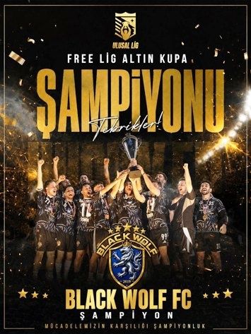İzmir'de Şampiyon Black Wolf: Ulusal Lig ve Mini Futbol Türkiye Ligi'nde Çifte Zafer!