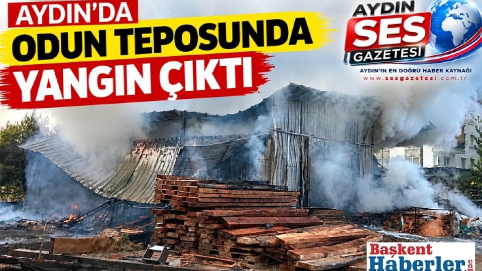 Aydın’da Korkutan Yangın: Odun Deposunda Çıkan Alevler Kontrol Altına Alındı