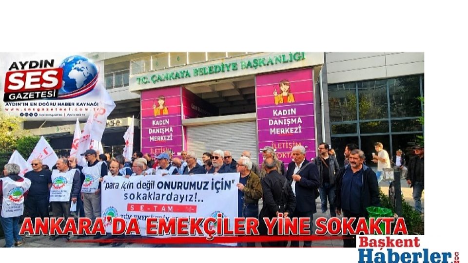 Tüm Emeklilerin Sendikası’ndan Ankara’da Basın Açıklaması: “Emekliler İnsanca Yaşam Koşulları İstiyor”