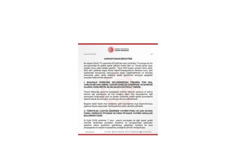Ticaret Bakanı Ömer Bolat’tan Fon İddialarına Yanıt: "Tamamen Mesnetsiz ve Yalan"